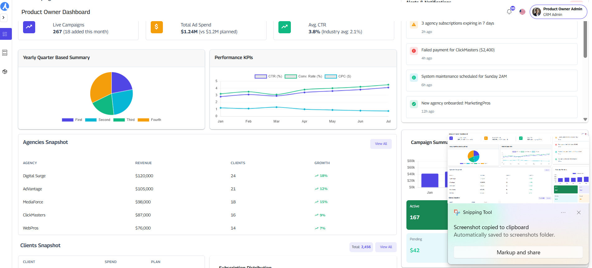 Ad Management SaaS Frame 3